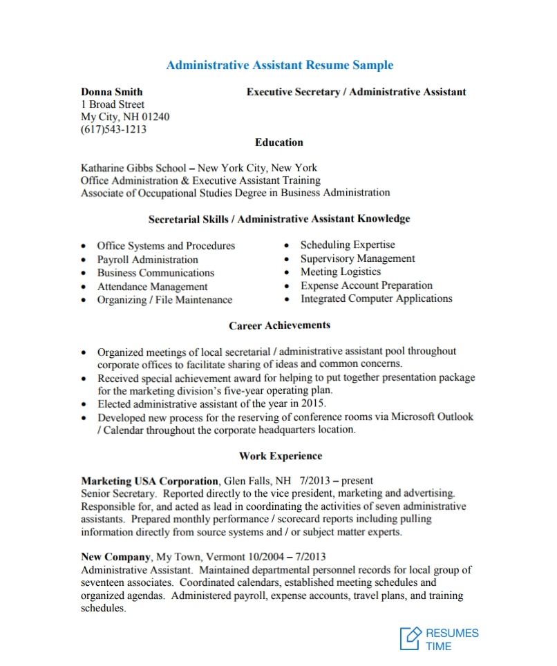 conference presentation resume example