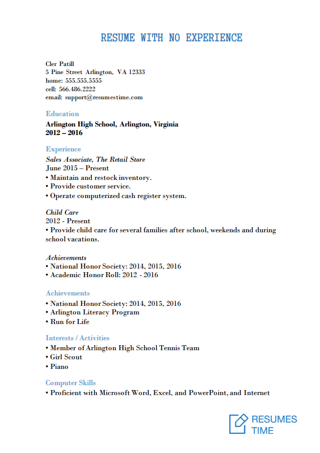 Entry Level Resume Samples, Examples, Template to Find the ...